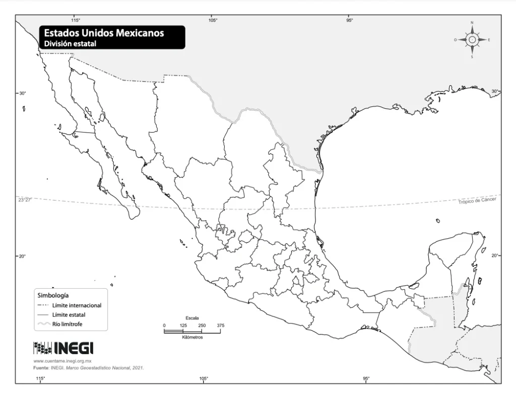 Descargar Mapa de México