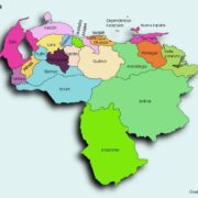 Mapa de Venezuela con nombres y sin nombres