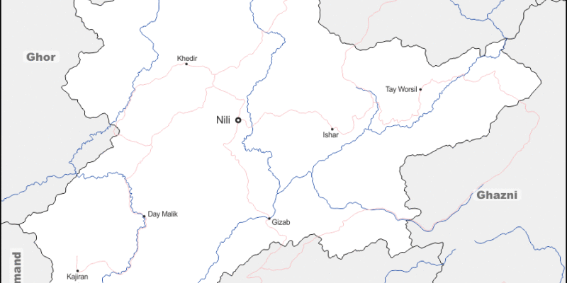 Mapa de Daikondi con nombres y sin nombres