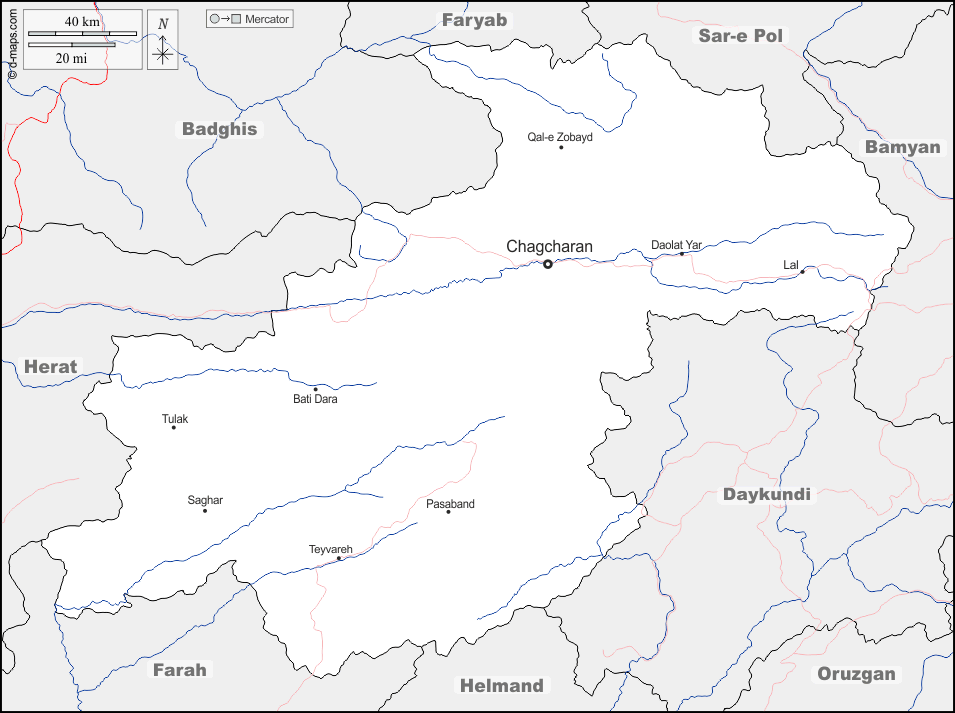 Mapa de Ghor con nombres y sin nombres