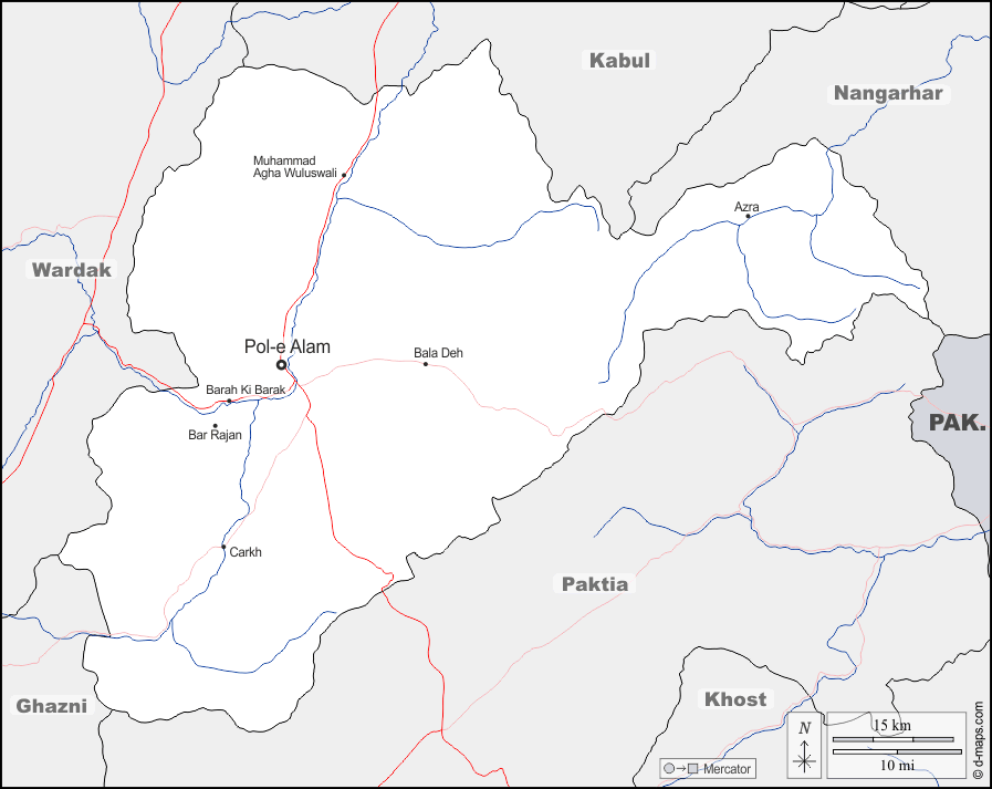 Mapa de Laugar con nombres y sin nombres