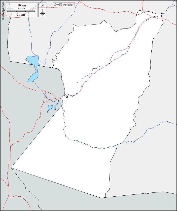 Mapa de Nimruz con nombres y sin nombres