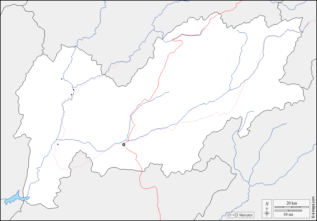 Mapa de Oruzgan con nombres y sin nombres