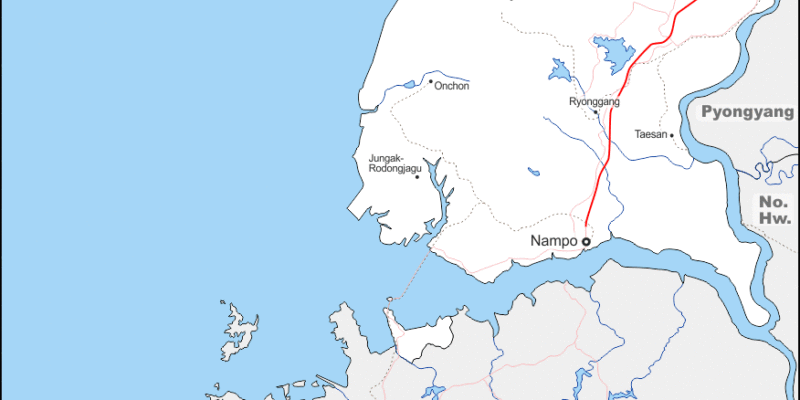 Mapa de Nampo con nombres y sin nombres